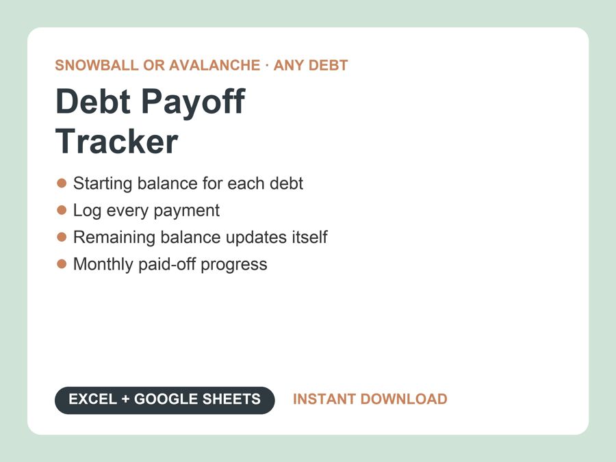Debt Payoff Tracker preview