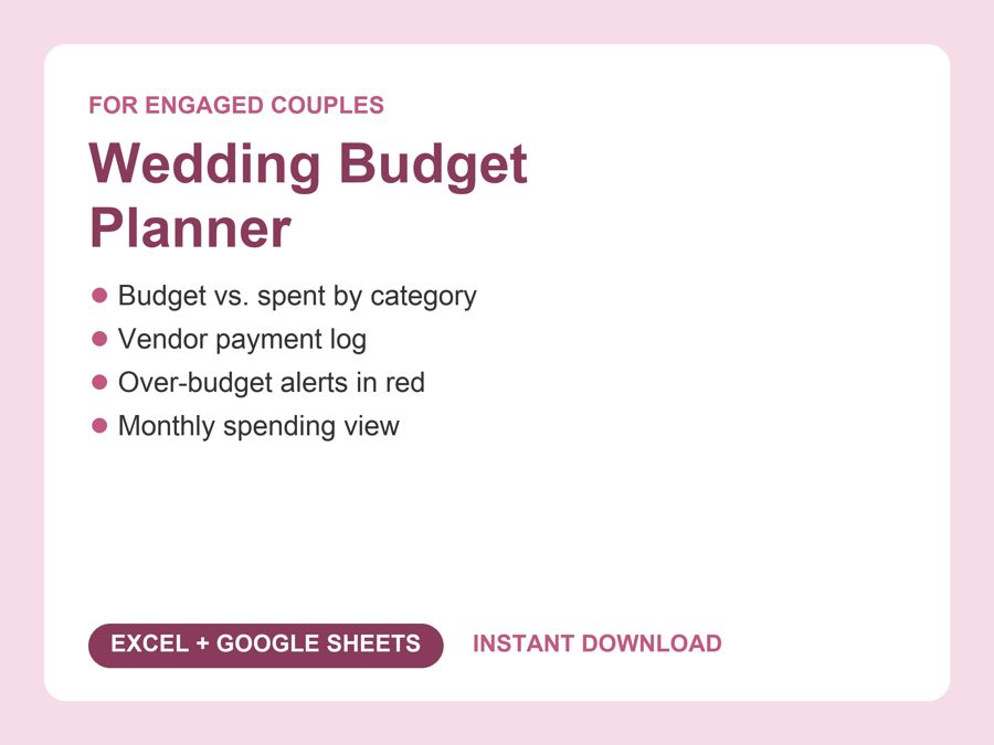 Wedding Budget Planner preview